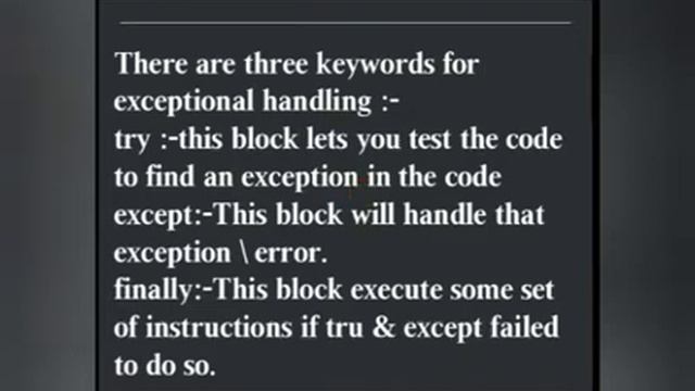 exception handling in python in hindi смотреть онлайн