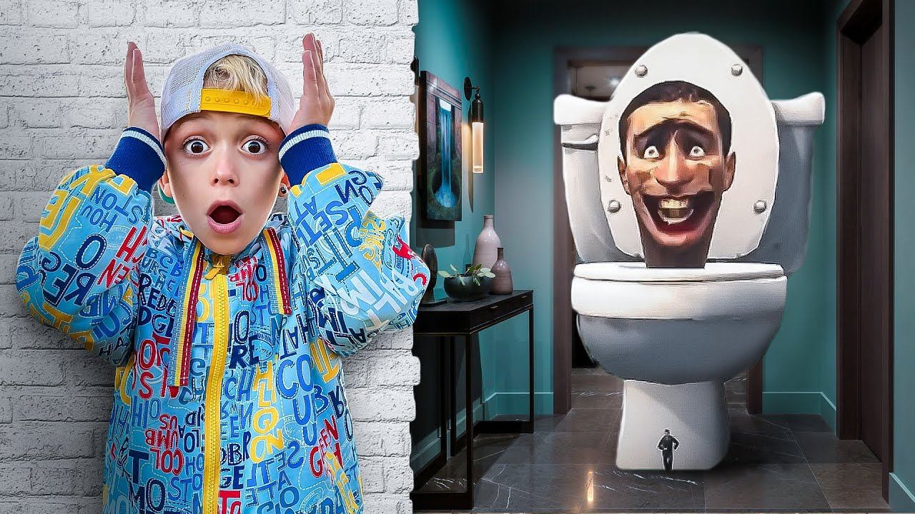 Skibidi toilet is playing toy and games at Mark King house смотреть онлайн