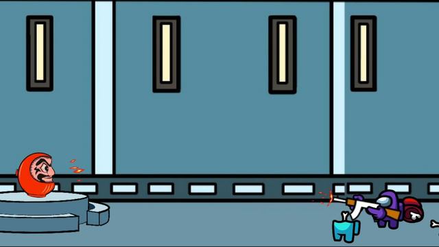 Among us playing death game | Daruma doll | as the gods wills | drawing cartoon 2 смотреть онлайн