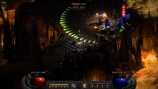 CROSSBOW Sorceress | Fire & Lightning Damage! - Diablo 2 Resurrected смотреть онлайн