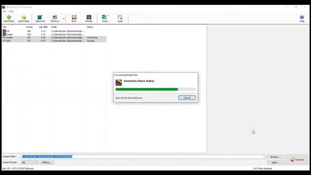 How to Convert OBJ to 3DS | Spin 3D Mesh Converter Tutorial смотреть онлайн