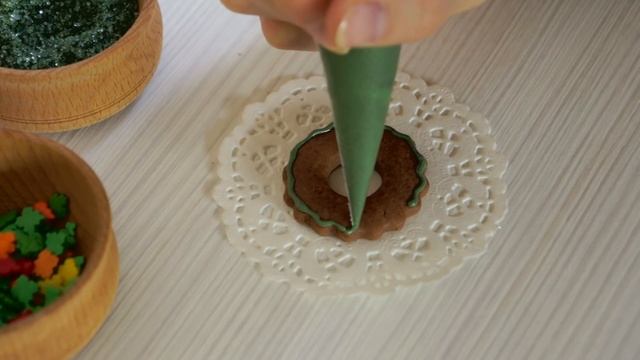 Роспись пряника "Рождественский венок" смотреть онлайн