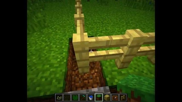 Игра MINECRAFT для начинающих! Посадка растений! Часть 1. смотреть онлайн