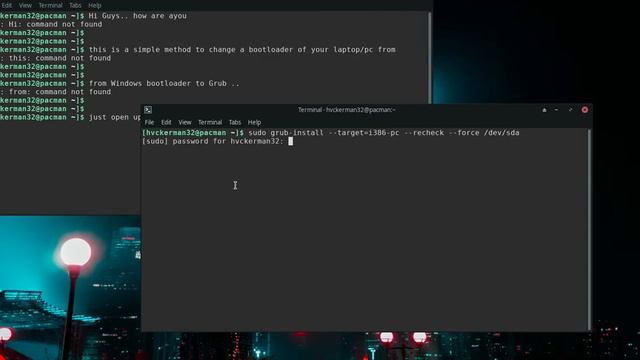 Set Grub as Default Boot loader | Change Windows Boot loader to Grub | Linux 5.14 ( 30- Aug - 2021 смотреть онлайн