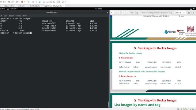 How to Getting Started with Docker Image || Part -1 || Docker Basic || RHEL 8 || Hello World Exampl смотреть онлайн