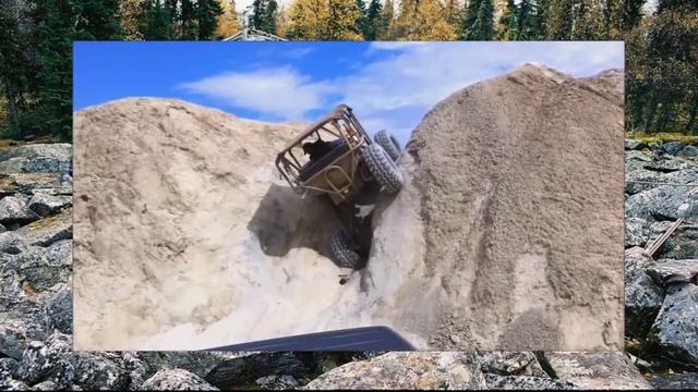 #175. Внедорожник с регулируемой подвеской на склоне смотреть онлайн