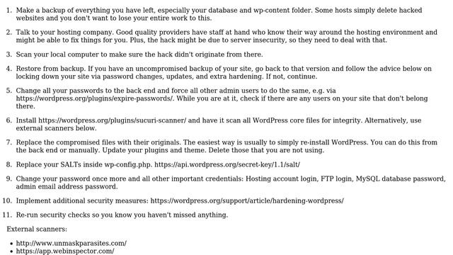 Wordpress: How to remove javascript malware in wordpress site? смотреть онлайн