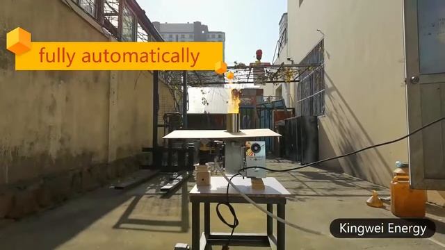 KV03-U Waste Oil burner Fire Test Video смотреть онлайн