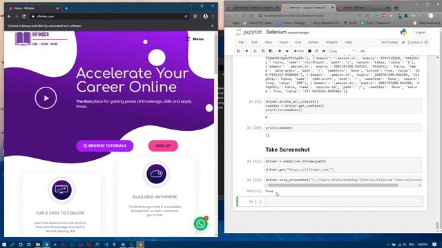 Taking Screenshot Automatically | Selenium Tutorial 21.0 смотреть онлайн