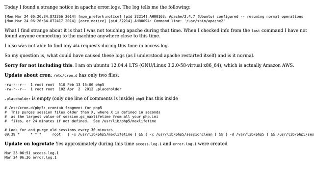 DevOps & SysAdmins: Strange notice in apache error log смотреть онлайн