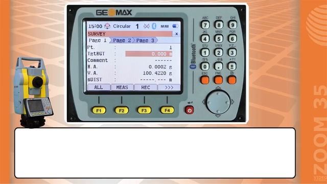 How To Start Survey with Total Station Zoom35 of GeoMax смотреть онлайн