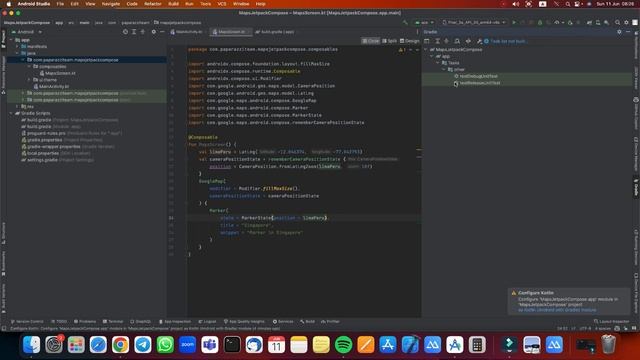 Guía definitiva de integración de Google Maps y Jetpack Compose en Android Studio смотреть онлайн