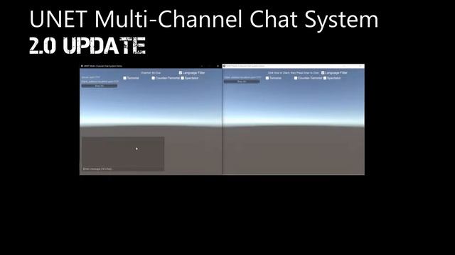 Unity Asset - Simple Chat 2.0 Overview смотреть онлайн