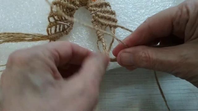 Мастер класс. Макраме начинающим.. Брелок из джута "Сова". Часть. 3 смотреть онлайн