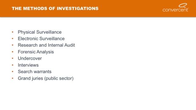 Process of Investigation Training Overview [Convercent] смотреть онлайн