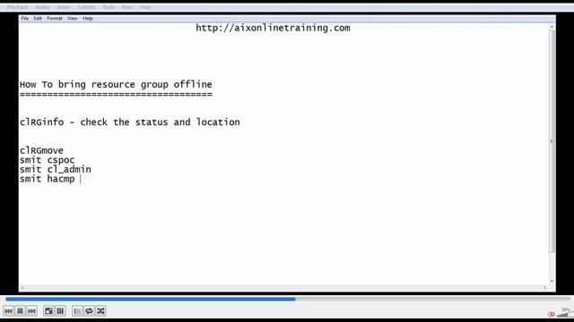 HOw to Bring Cluster resource group offline in power HA| hacmp cluster смотреть онлайн