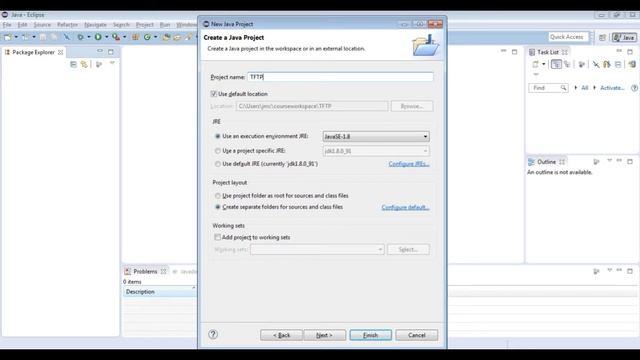 Client TFTP project setup in Eclipse смотреть онлайн