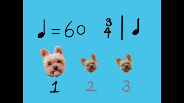 Guided Metronome BPM 60 triple time 3/4 in crochet смотреть онлайн