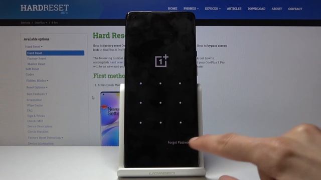 How To Hard Reset In OnePlus 8 Pro – Bypass Screen Lock Via Recovery Mode