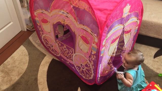 Детская палатка карета принцессы Princess Carriage Iplay смотреть онлайн