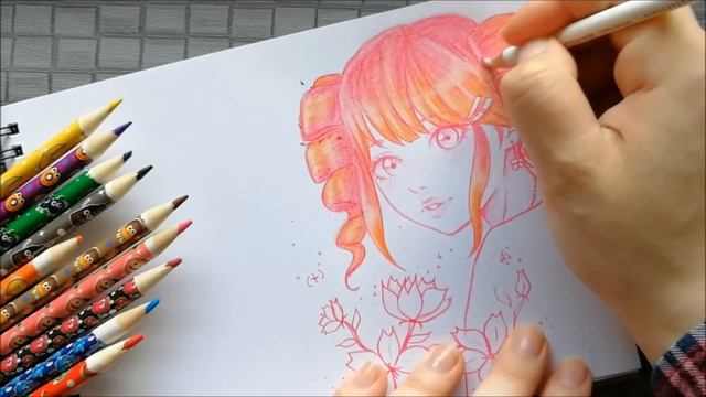 КАРАНДАШИ С ФРУКТАМИ ! ЧТО БУДЕТ ЕСЛИ РИСУНОК РАСКРАСИТЬ НЕОБЫЧНЫМ ДЕШЁВЫМ НАБОРОМ КАНЦЕЛЯРИИ ? смотреть онлайн