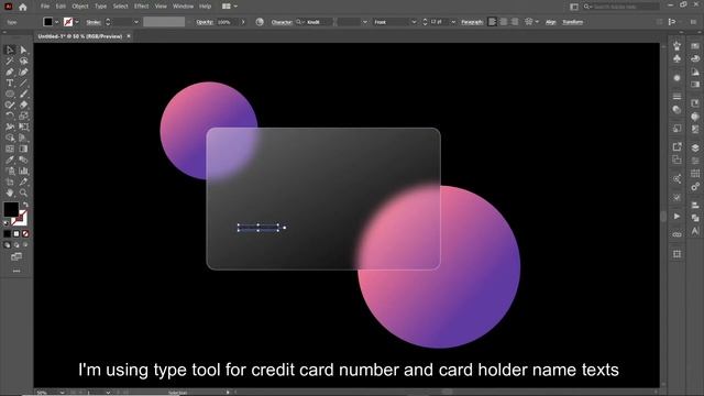 Glass Morphism Effect In Adobe Illustrator cc 2021 | Tutorial смотреть онлайн