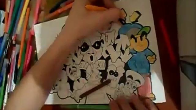 Граффити скетч бумаге Zoko) смотреть онлайн