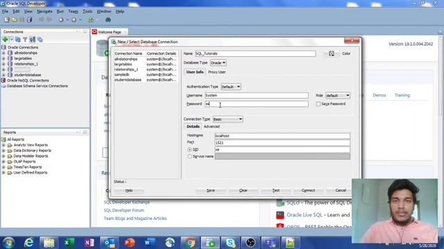 2.How to Create a Database Connection in SQL Developer l Database Connection l SQL l SQL Developer смотреть онлайн
