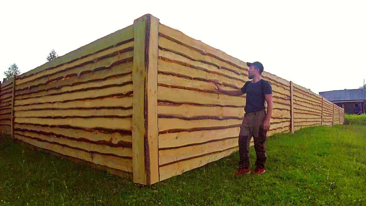 ДЕРЕВНЯ В ШОКЕ ОТ ТАКОГО ЗАБОРА! Как БЫСТРО И ДЕШЕВО ОГОРОДИТЬ СВОЙ УЧАСТОК смотреть онлайн