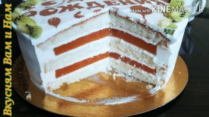 ФРУКТОВАЯ ПРОСЛОЙКА ДЛЯ ТОРТА НА ЖЕЛАТИНЕ//FRUIT LAYER FOR CAKE ON GELATIN//