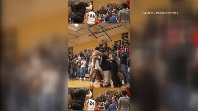 High school basketball player shatters backboard with monster slam смотреть онлайн