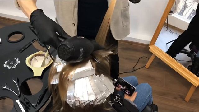 Airtouch. Тонирование пенными банями.