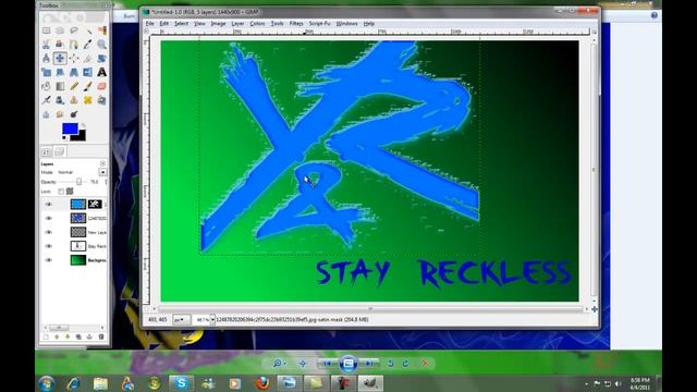 Young & Reckless Wallpaper Tutorial-GIMP смотреть онлайн