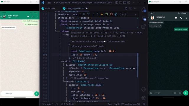 WhatsApp Clone Flutter 3.3 Tutorial | EPISODE 18 | Chat Page UI & Basic Text Chat Functionality смотреть онлайн