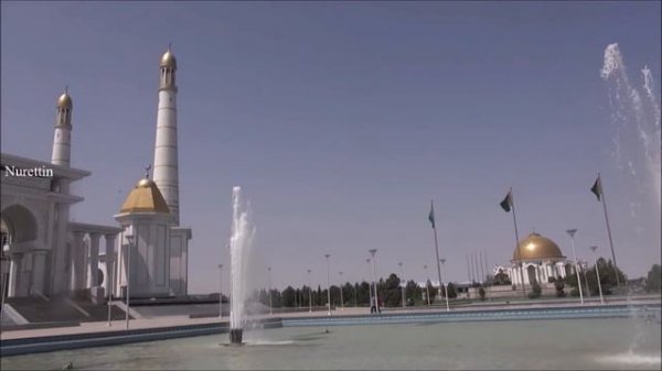 Turkmenistan-Ashgabat (Turkmenbashi Mosque) Part 21
