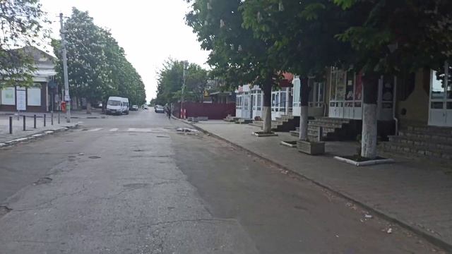 Кагул Молдова. Прогулка по центру 1 смотреть онлайн