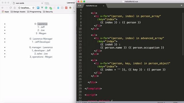 VueJS Loops | Vue Ep 07 смотреть онлайн