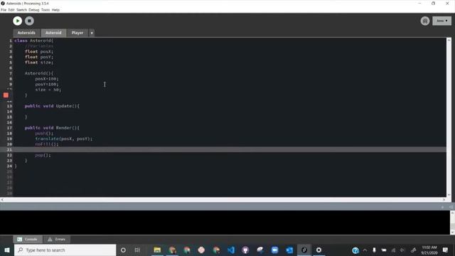 Asteroids Part 4 (Processing, Java) смотреть онлайн