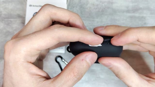 Обзор бюджетного чехла Armor Standart Hang Case Black для Apple AirPods Pro 2 смотреть онлайн