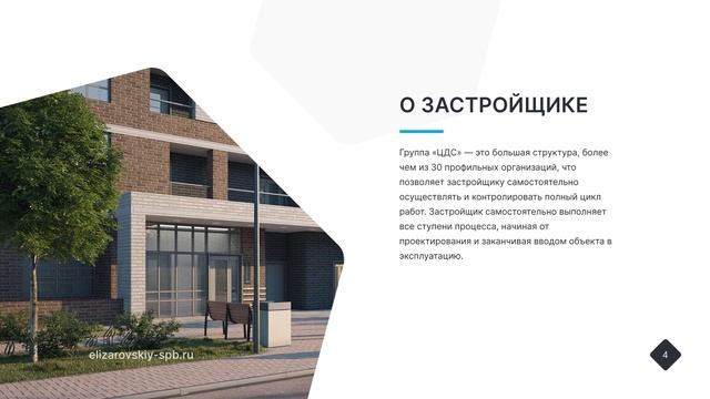 ЖК «ЦДС Елизаровский» смотреть онлайн