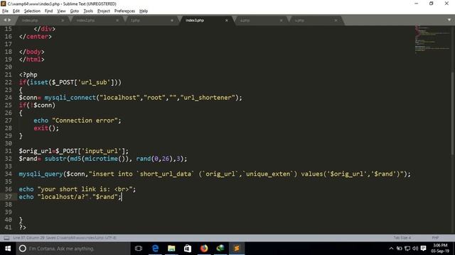 How to make URL shortener in less than 15 minutes - PHP смотреть онлайн