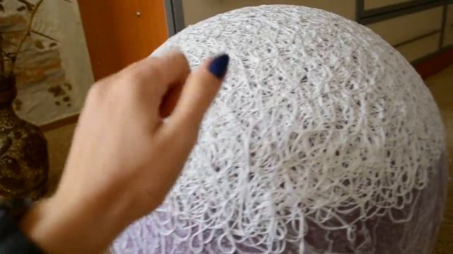 Люстра из ниток своими руками.1частьDIY //Julia PlaX смотреть онлайн