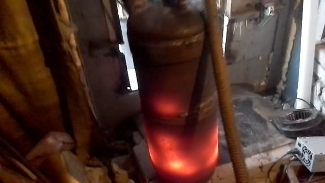 Печь с наддувом (опыт2) смотреть онлайн