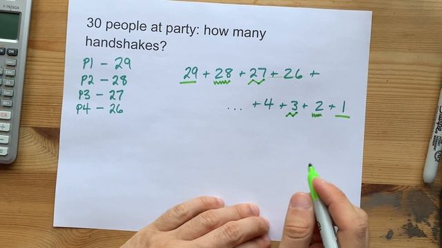 How Many Handshakes? (Group of 30 People) смотреть онлайн