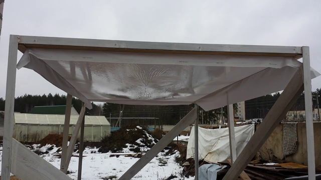 Залив тканевого натяжного потолка Дескор (Descor) смотреть онлайн