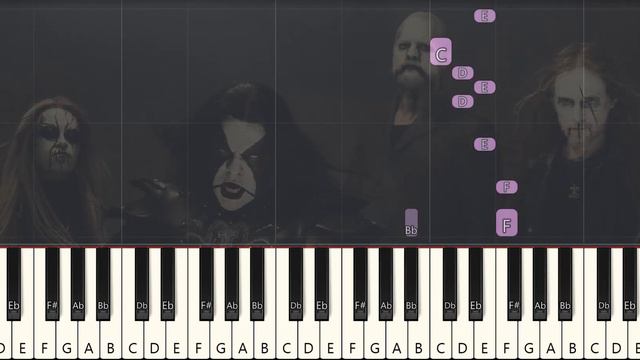 How to play "IMMORTAL — TYRANTS" piano смотреть онлайн