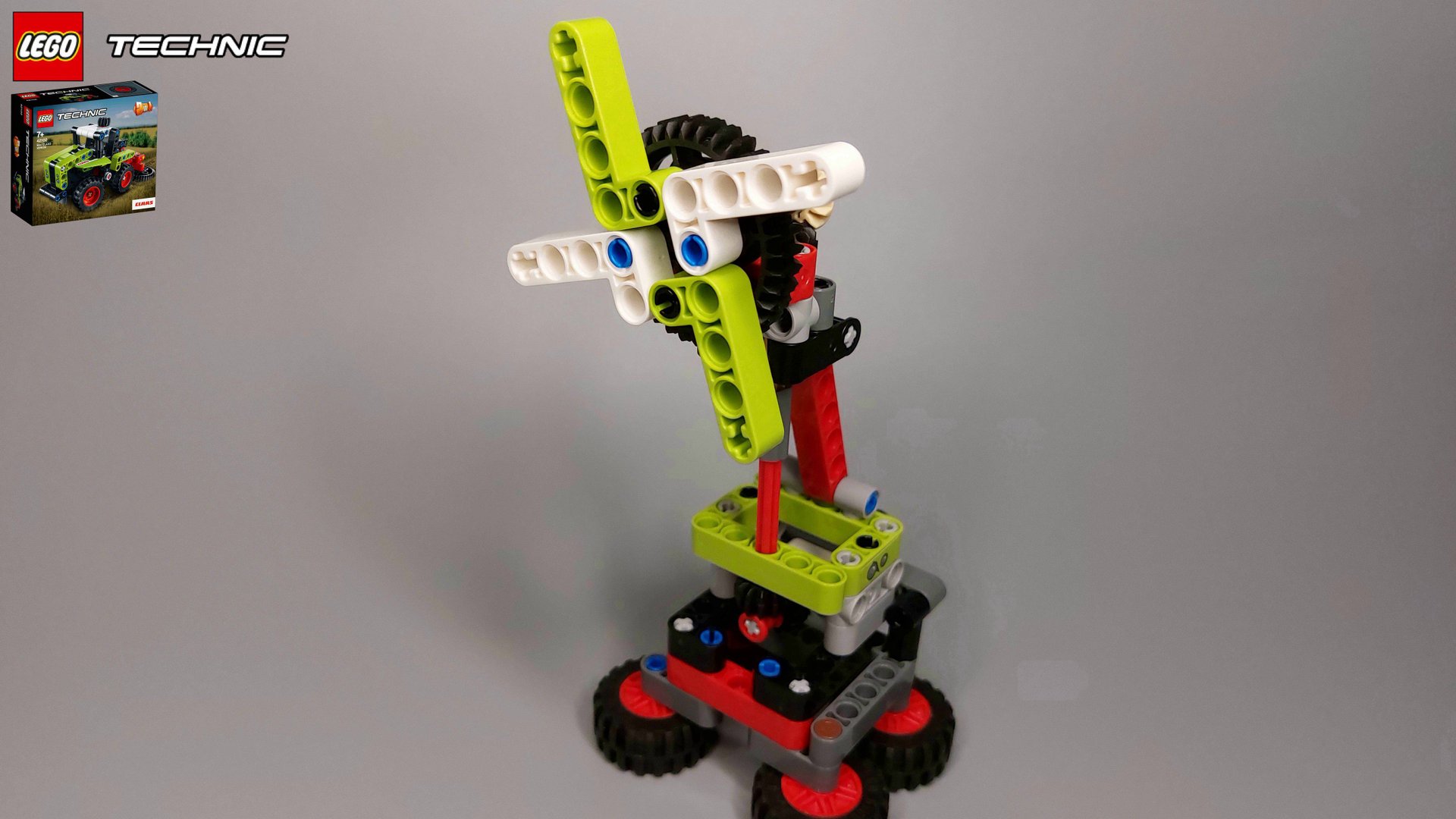 Лего Самоделки - Ветряная мельница из Lego Technic (42102) #9 смотреть онлайн