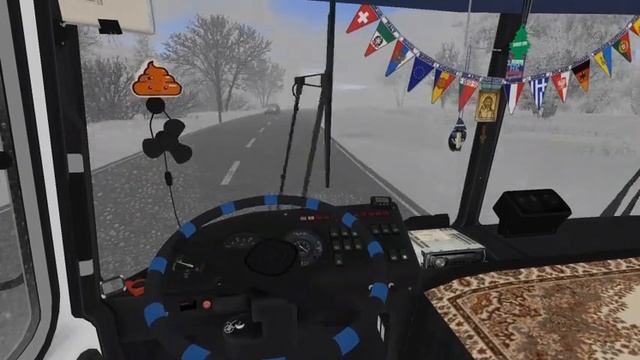 OMSI2,Деревенька,Паз 32053,маршрут 21+музон