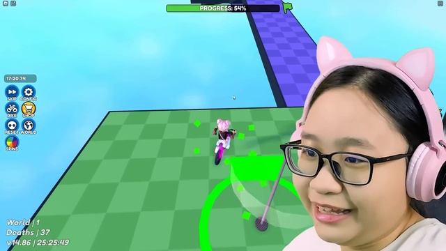 Roblox | Obby But You're on a Bike - I Finally Know How To Ride a BIKE!!! смотреть онлайн