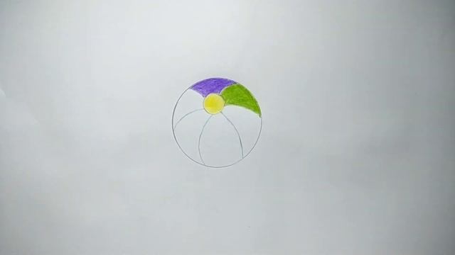 How to draw a ball | Ball drawing step by step | Easy ball drawing | смотреть онлайн